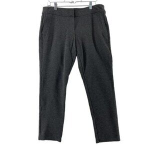 Eileen Fisher‎ Gray Flat Front Pants Size M